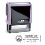 Florida Notary Stamp – Trodat 4913 – Lilac
