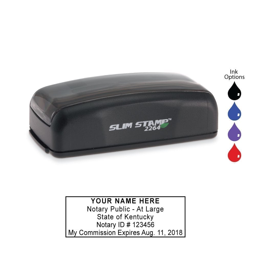 Kentucky Notary Stamp - PSI 2264 Slim