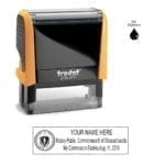 Massachusetts Notary Stamp – Trodat 4913 Mango