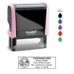 Minnesota Notary Stamp – Trodat 4913 Light Pink
