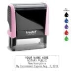 New Hampshire Notary Stamp – Trodat 4913 Light Pink