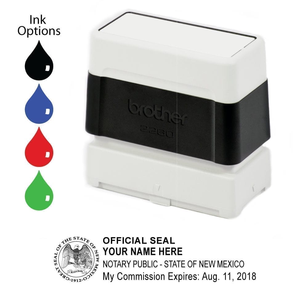 New Mexico Notary Stamp - Brother 2260