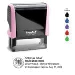 New Mexico Notary Stamp – Trodat 4913 Light Pink