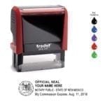New Mexico Notary Stamp – Trodat 4913 Flame Red