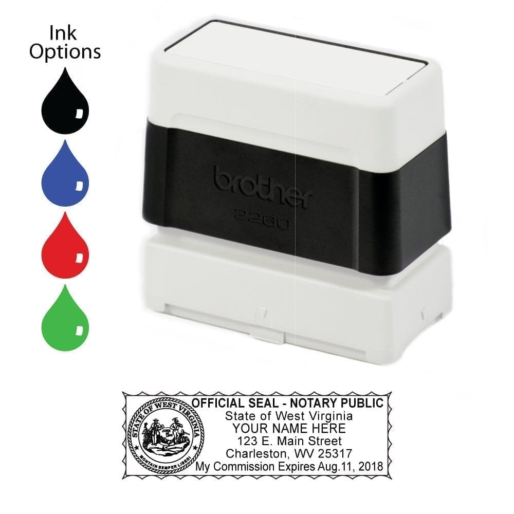 West Virginia Notary Stamp - Brother 2260