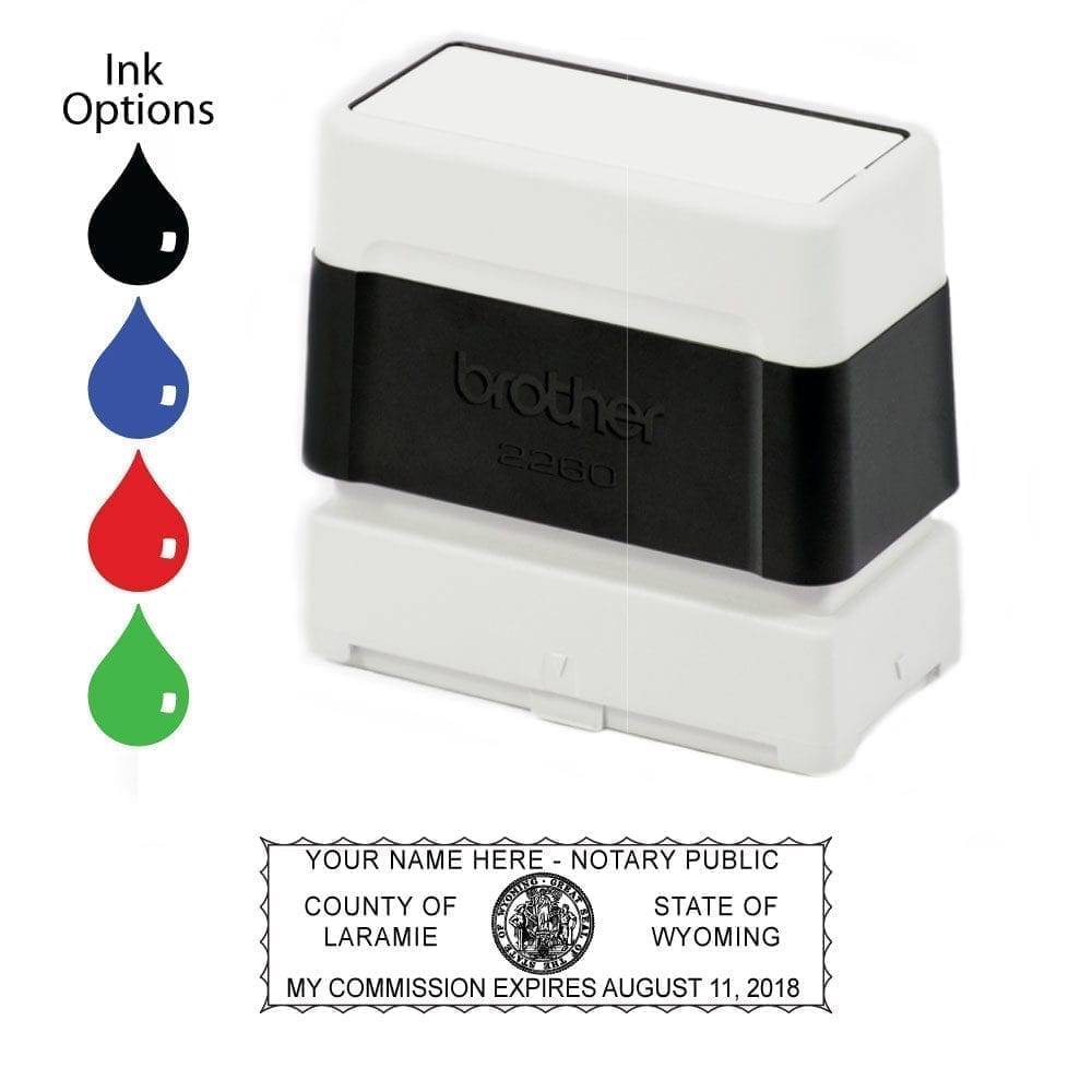 Wyoming Notary Stamp - Brother 2260