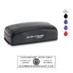Wyoming Notary Stamp – PSI 2264 Slim