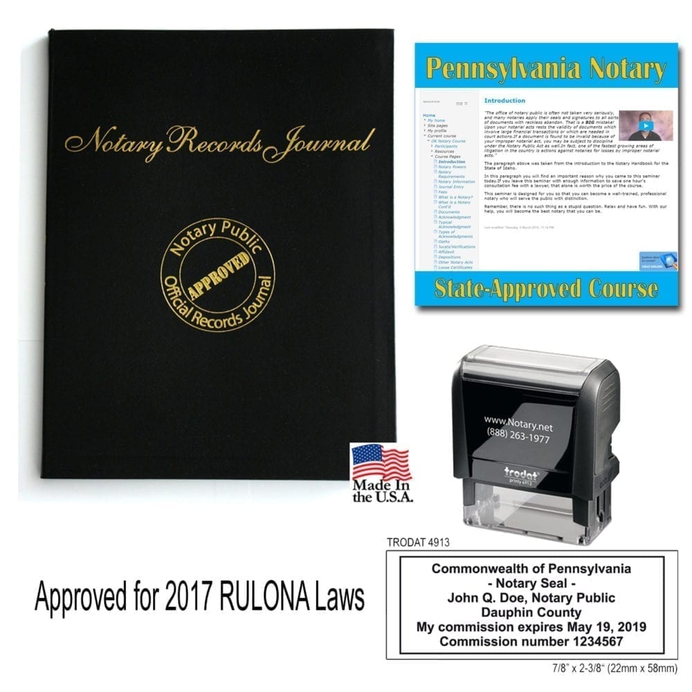 Pennsylvania Notary Package Pennsylvania Notary Package