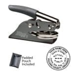 Arkansas Notary Embosser – Shiny EZ ES Gray