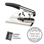 Florida Notary Embosser – Shiny EZ ES Chrome