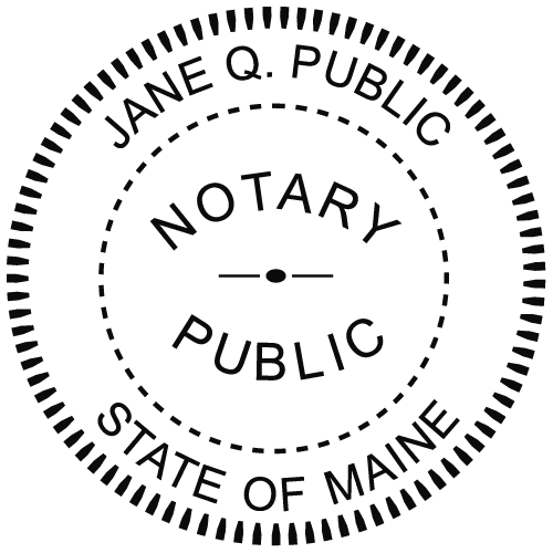 maine notarry seal