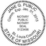 missouri notary seal