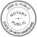 new hampshire notary seal