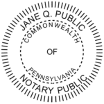 pennsylvania notary seal
