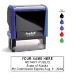 Alaska Notary Stamp – Trodat 4913 Sky Blue
