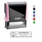 Georgia Notary Stamp – Trodat 4913 Light Pink