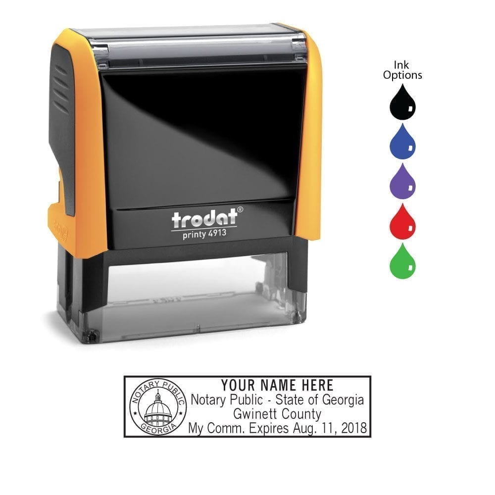 Georgia Notary Stamp - Trodat 4913 Mango