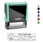 New Jersey Notary Stamp – Trodat 4913 Mint