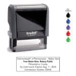 Pennsylvania Notary Stamp – Trodat 4913 Eco Gray
