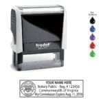 Virginia Notary Stamp – Trodat 4913 White