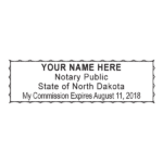 north dakota notary stamp