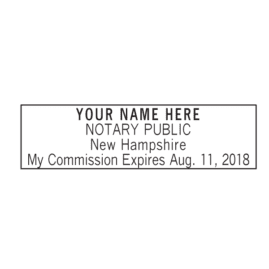 new hampshire notary stamp
