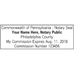pennsylvania notary stamp