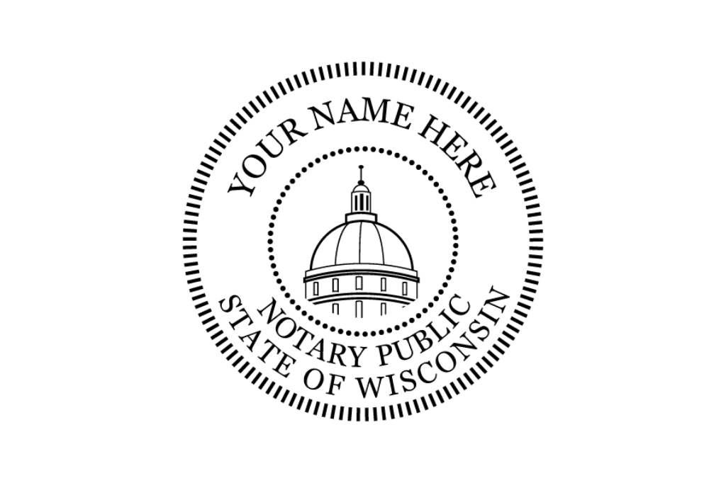wisconsin notary seal