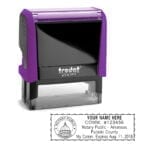 Arkansas Notary Stamp – Trodat 4913 Violet