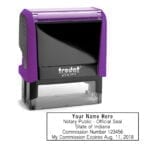 Indiana Notary Stamp – Trodat 4913 Violet