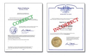 CA Certificate of Authorization
