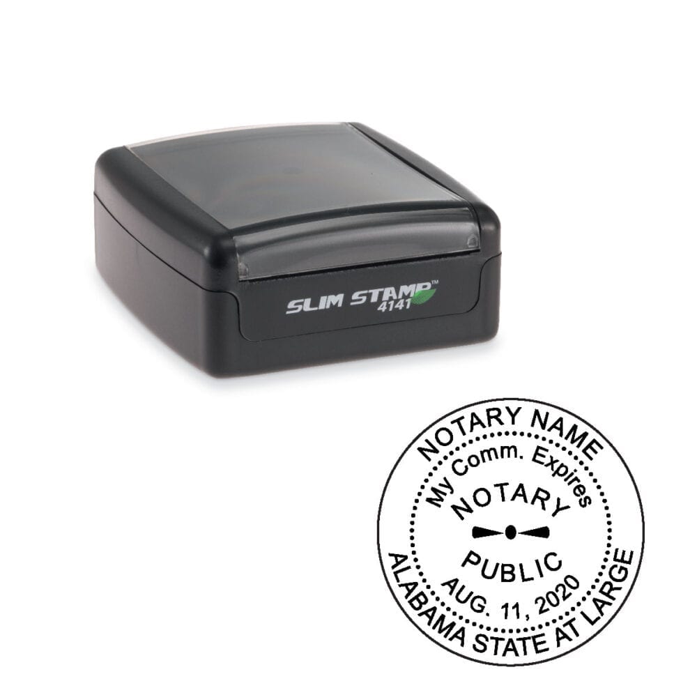 Alabama Notary Stamp - PSI 4141 Slim