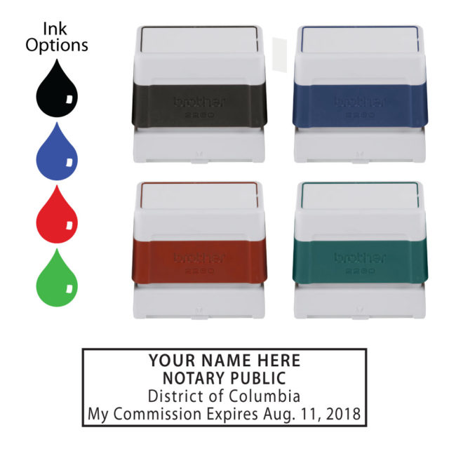 Washington DC Notary Stamp »