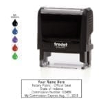 Indiana Notary Stamp – Trodat 4913 Black