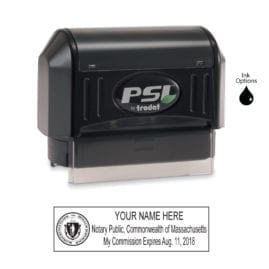 Massachusetts Notary Stamp - PSI 2264