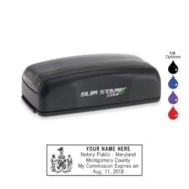 Maryland Notary Stamp - PSI 2264 Slim