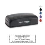 North Dakota Notary Stamp – PSI 2264 Slim