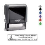 Nebraska Notary Stamp – Trodat 4913 Eco Gray