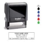 New Hampshire Notary Stamp – Trodat 4913 Eco Gray