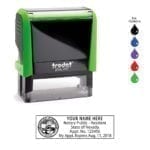 Nevada Notary Stamp – Trodat 4913 Apple Green