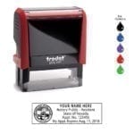 Nevada Notary Stamp – Trodat 4913 Flame Red
