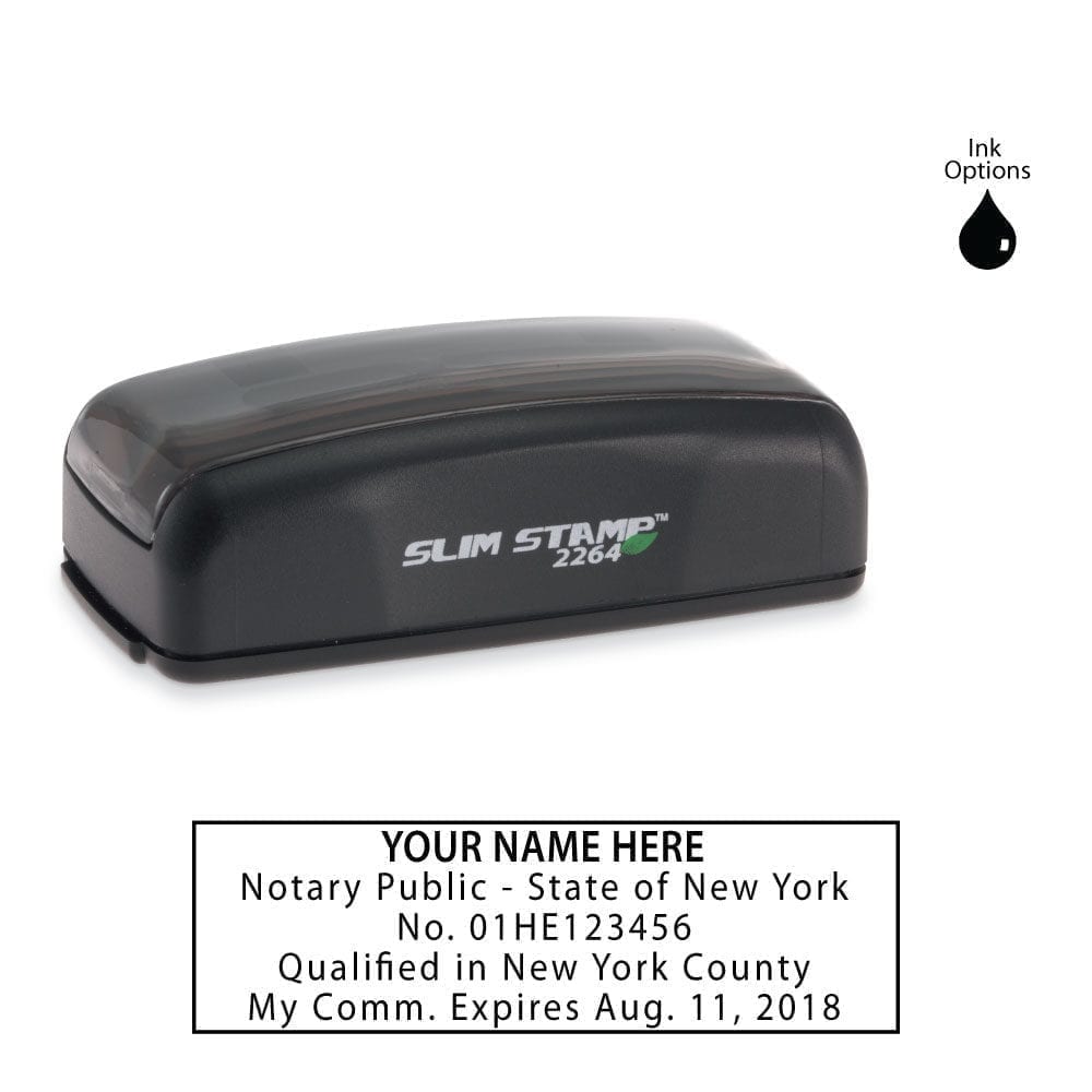New York Notary Stamp - PSI 2264 Slim