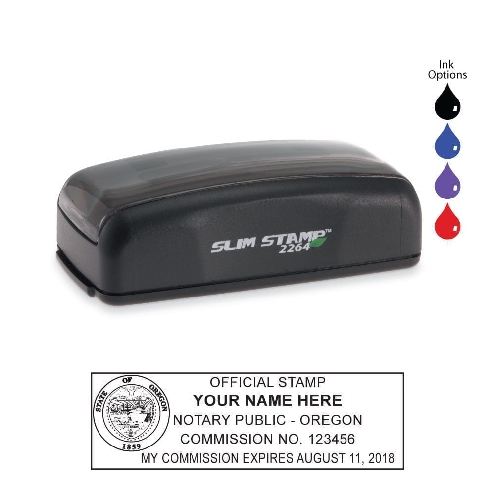 Oregon Notary Stamp - PSI 2264 Slim