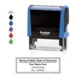 Vermont Notary Stamp – Trodat 4913 Sky Blue