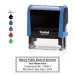 Vermont Notary Stamp – Trodat 4913 Sky Blue