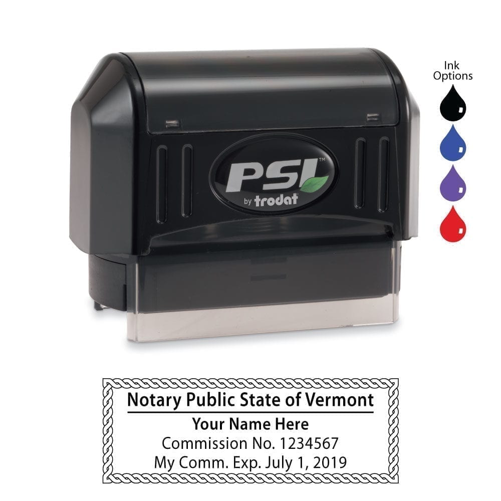 Vermont Notary Stamp - PSI 2264