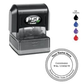 Vermont Notary Stamp - PSI 4141