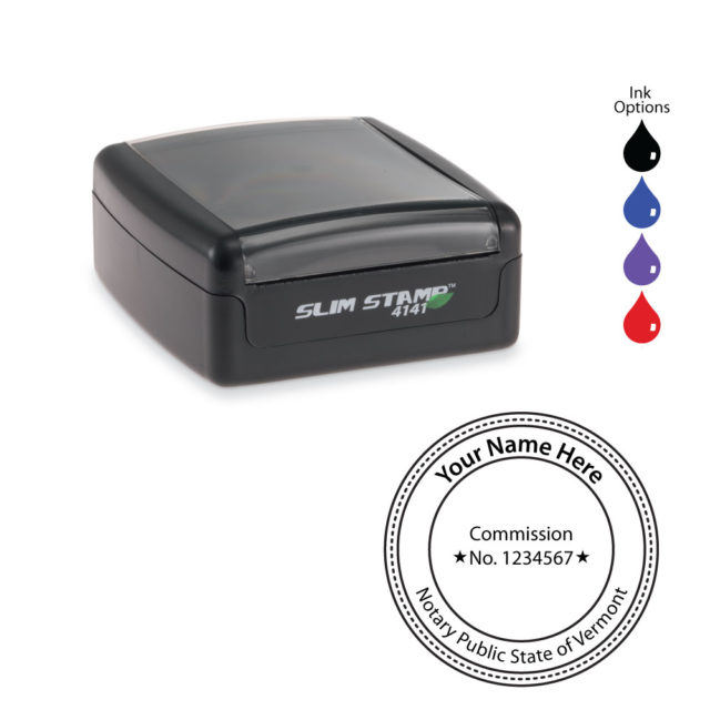 Vermont Notary Stamp » Fast Shipping »