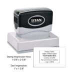 Washington Notary Stamp – Titan 165