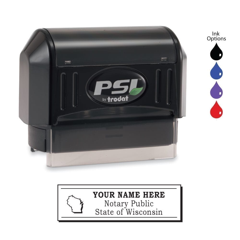 Wisconsin Notary Stamp - PSI 2264